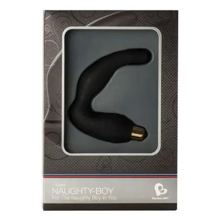 Naughty-Boy Masajeador del Punto G Masculino 7 V Negro