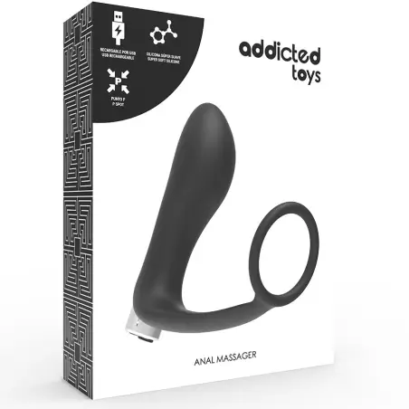 Vibrador Prostático Recargable Model 1 - Negro - 10 Modos