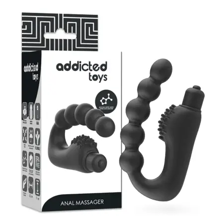 ADDICTED TOYS - MASAJEADOR ANAL PROSTÁTICO CON VIBRACIÓN