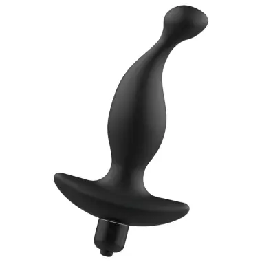 Masajeador Anal con Vibración Negro Modelo 1 | Addicted Toys