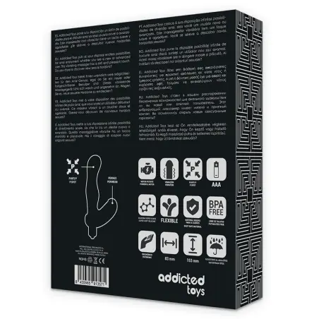 Estimulador Anal Prostata Silicona P-Spot Vibe - Sumergible
