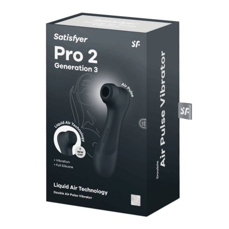 SATISFYER - PRO 2 GENERACIÓN 3 LIQUID AIR TECHNOLOGY NEGRO SATISFYER AIR PULSE
