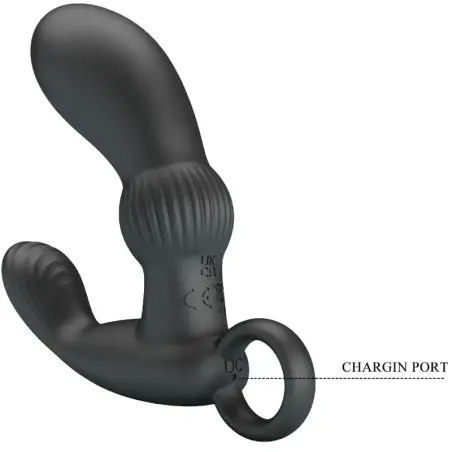 Cayla Masajeador Vibrador Anal Negro | Pretty Love