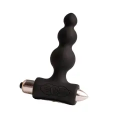ROCKS- OFF - PETITE SENSATIONS BUBBLES PLUG ANAL VIBRADOR NEGRO 2