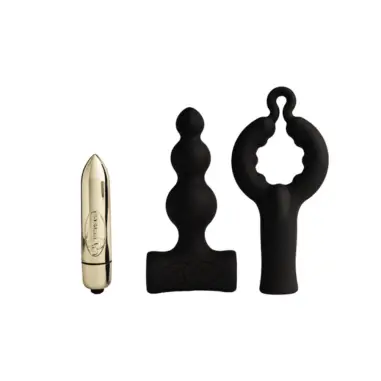 Off - Petite Sensations Bubbles Plug Anal Vibrador Negro