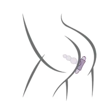 Off - Petite Sensations Bubbles Plug Anal Vibrador Negro