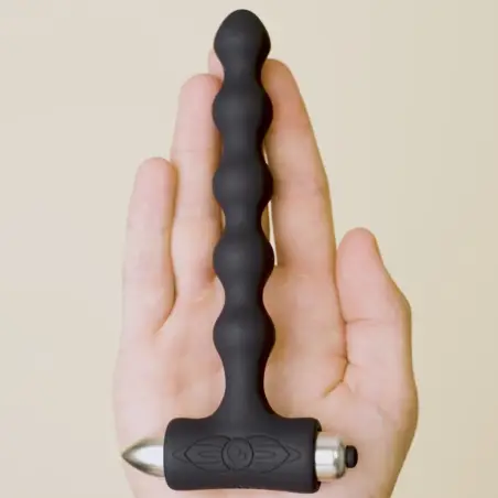 Off - Petite Sensations Pearls Plug Anal Vibrador Negro