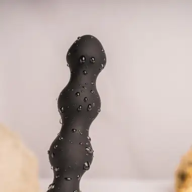 Off - Petite Sensations Pearls Plug Anal Vibrador Negro