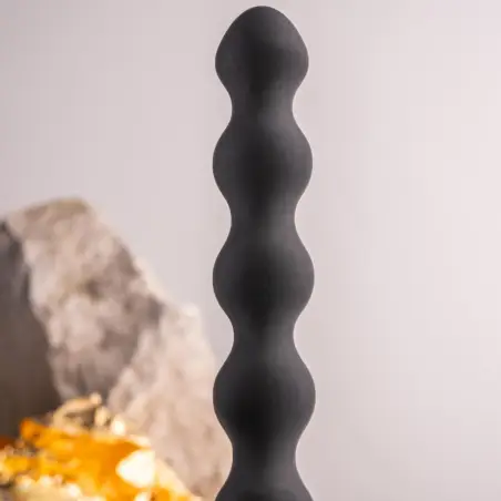 Off - Petite Sensations Pearls Plug Anal Vibrador Negro