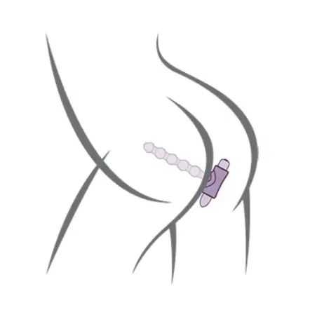 Off - Petite Sensations Pearls Plug Anal Vibrador Negro