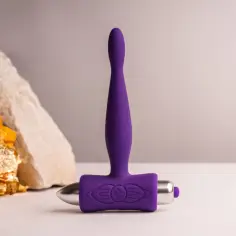 ROCKS- OFF - PETITE SENSATIONS TEAZER PLUG ANAL VIBRADOR MORADO 2