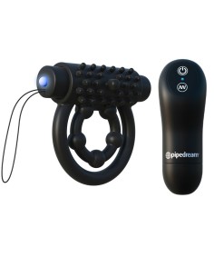 PRETTY LOVE - JAMMY FUNDA DE PENE 12 VIBRACIONES CON LENGUA RECARGABLE SILICONA Anillos con Vibración