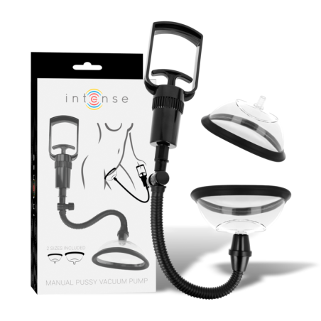 INTENSE - PUMP BOMBA MANUAL VAGINAL CON DOS COPAS INTERCAMBIABLES INTENSE PUMP