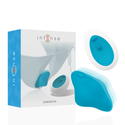 INTENSE - SAMANTHA PANTIE CONTROL REMOTO AZUL INTENSE FUN