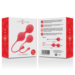 INTENSE - BOLAS KEGEL PACK KENDALL ROJO INTENSE HEALTH & FUN 2