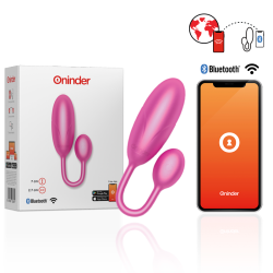 ONINDER - DENVER HUEVO VIBRADOR ROSA 7 X 2.7 CM - APP GRATUITA ONINDER