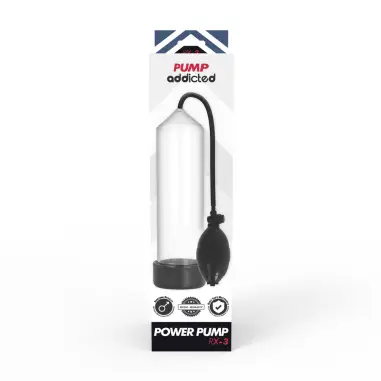 Bomba Erección RX3 Transparente - Sumergible | Pump Addicted
