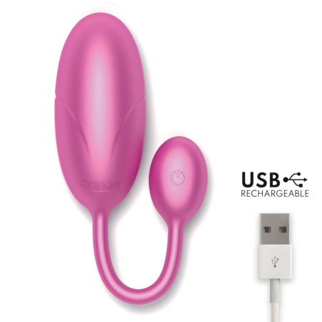 ONINDER - TOKYO HUEVO VIBRADOR ROSA 7.5 X 3.2 CM - APP GRATUITA ONINDER