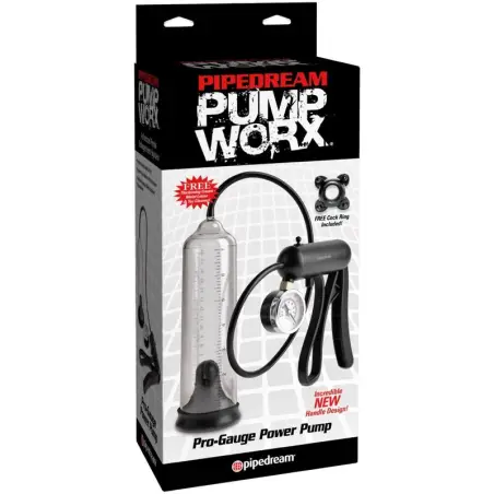Bomba de Potencia Pro-Gauge Transparente | Pump Worx