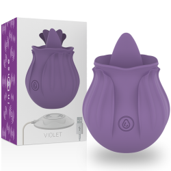 INTENSE - VIOLET ESTIMULADOR LENGUA BASE MAGNÉTICA INTENSE FUN