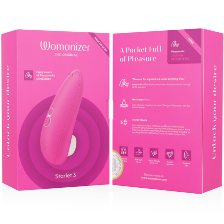 WOMANIZER - STARLET 3 ESTIMULADOR CLÍTORIS ROSA WOMANIZER