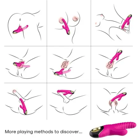 Eternity Vibrador Silicona Fucsia - 9 Modos | Armony