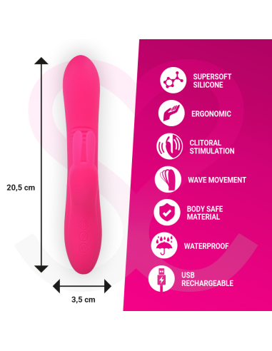 MORESSA - ETHAN EFECTO WAVE MAS POTENTE VIBRACIÓN PREMIUM SILICONE RECARGABLE 