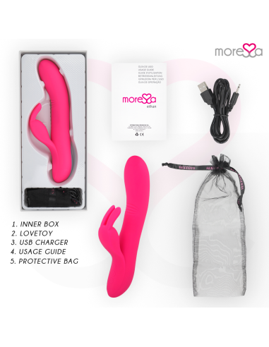 MORESSA - ETHAN EFECTO WAVE MAS POTENTE VIBRACIÓN PREMIUM SILICONE RECARGABLE 