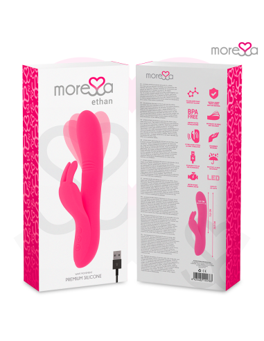 MORESSA - ETHAN EFECTO WAVE MAS POTENTE VIBRACIÓN PREMIUM SILICONE RECARGABLE 