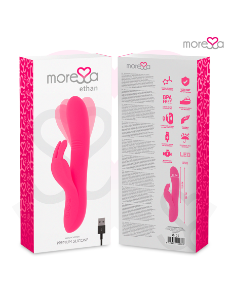 MORESSA - ETHAN EFECTO WAVE MAS POTENTE VIBRACIÓN PREMIUM SILICONE RECARGABLE 