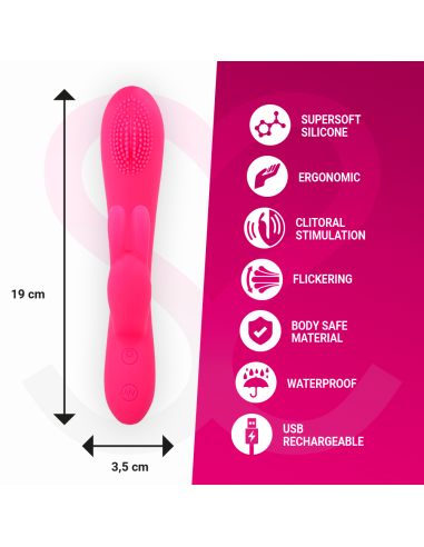 MORESSA - GINO TICKLING VAGINAL PREMIUM SILICONE RECARGABLE 