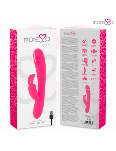 MORESSA - GINO TICKLING VAGINAL PREMIUM SILICONE RECARGABLE 