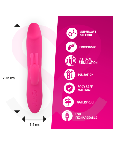 MORESSA - MOLLY IMPULSOR UP&DOWN Y POTENTE VIBRACIÓN PREMIUM SILICONE RECARGABLE 