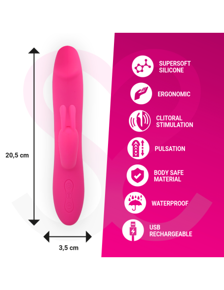 MORESSA - MOLLY IMPULSOR UP&DOWN Y POTENTE VIBRACIÓN PREMIUM SILICONE RECARGABLE 