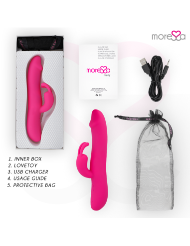 MORESSA - MOLLY IMPULSOR UP&DOWN Y POTENTE VIBRACIÓN PREMIUM SILICONE RECARGABLE 