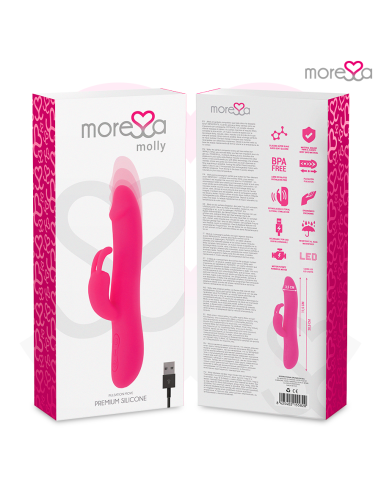 MORESSA - MOLLY IMPULSOR UP&DOWN Y POTENTE VIBRACIÓN PREMIUM SILICONE RECARGABLE 