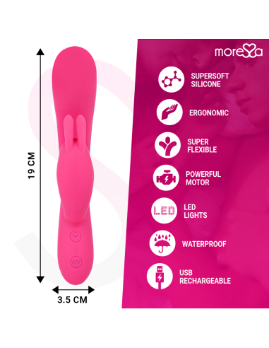 MORESSA - TELMO TICKLING CLITORIAL PREMIUM SILICONE RECARGABLE 