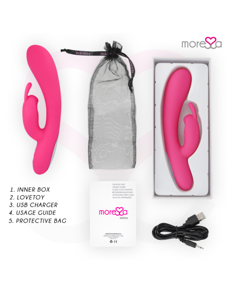 MORESSA - TELMO TICKLING CLITORIAL PREMIUM SILICONE RECARGABLE 