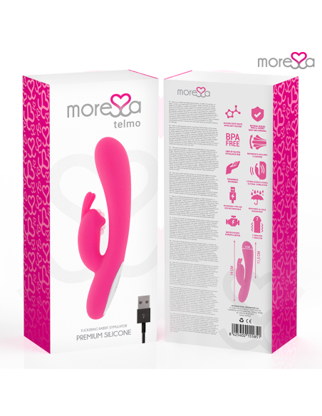 MORESSA - TELMO TICKLING CLITORIAL PREMIUM SILICONE RECARGABLE 