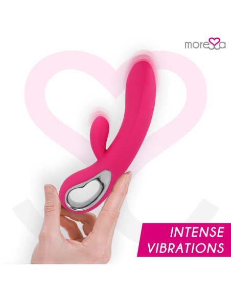 MORESSA - TROY MASAJEADOR PUNTO G Y CLITORIS PREMIUM SILICONE RECARGABLE 