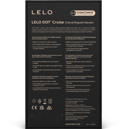 LELO - DOT CRUISE ESTIMULADOR DE CLÍTORIS NARANJA OCRE LELO
