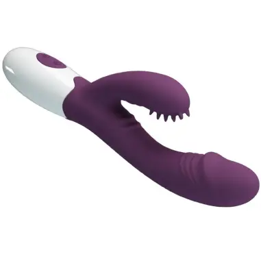 Andre Vibrador Rabbit & Estimulador Punto G Morado