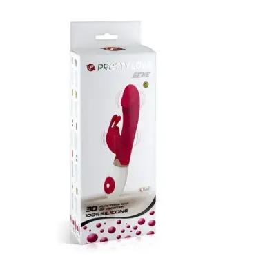 Flirtation Vibrador con Rabbit Gene - Silicona | Pretty Love