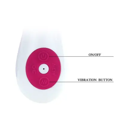 Flirtation Vibrador con Rabbit Gene - Silicona | Pretty Love