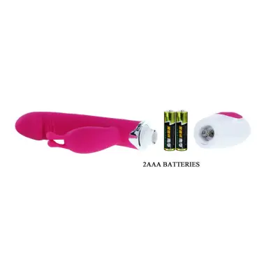 Flirtation Vibrador con Rabbit Gene - Silicona | Pretty Love