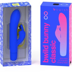 B SWISH - BWILD BUNNY INFINITE CLASSIC VIBRADOR RECARGABLE SILICONA AZUL B SWISH 2