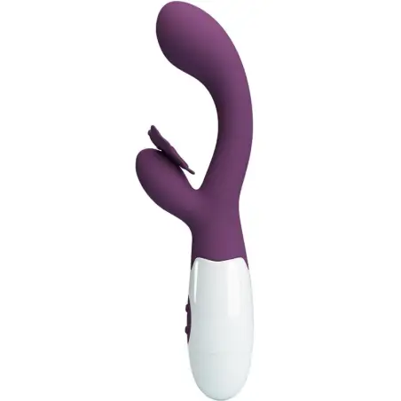 Butterfly Kiss Vibrador Rabbit & Estimulador Punto G Morado