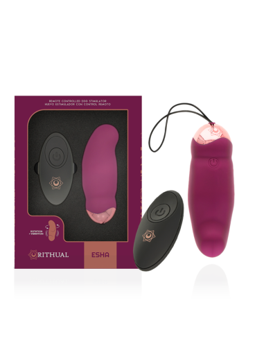 RITHUAL - ESHA HUEVO CONTROL REMOTO SISTEMA ROTACIÓN + VIBRACIÓN 