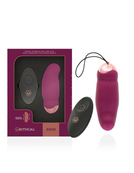 RITHUAL - ESHA HUEVO CONTROL REMOTO SISTEMA ROTACIÓN + VIBRACIÓN 
