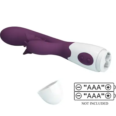Butterfly Kiss Vibrador Rabbit & Estimulador Punto G Morado